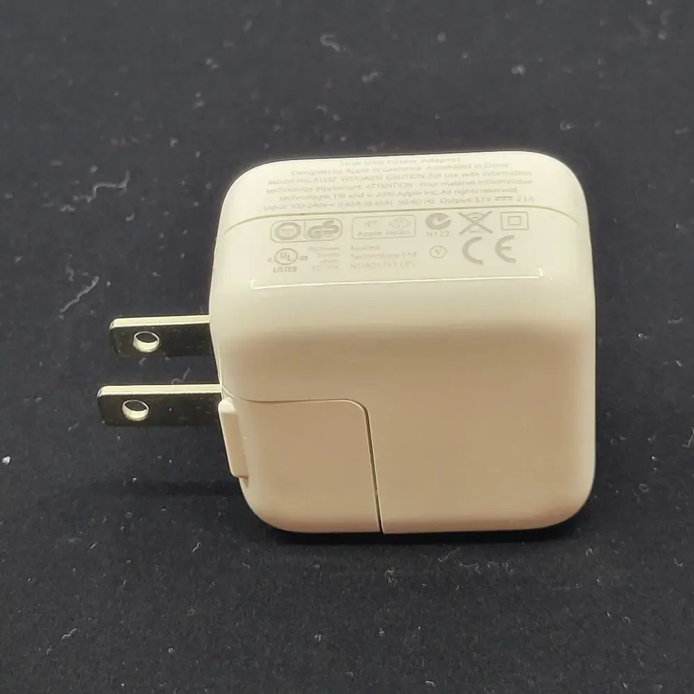 Apple A1357 10W Power Adapter Wall Charger White